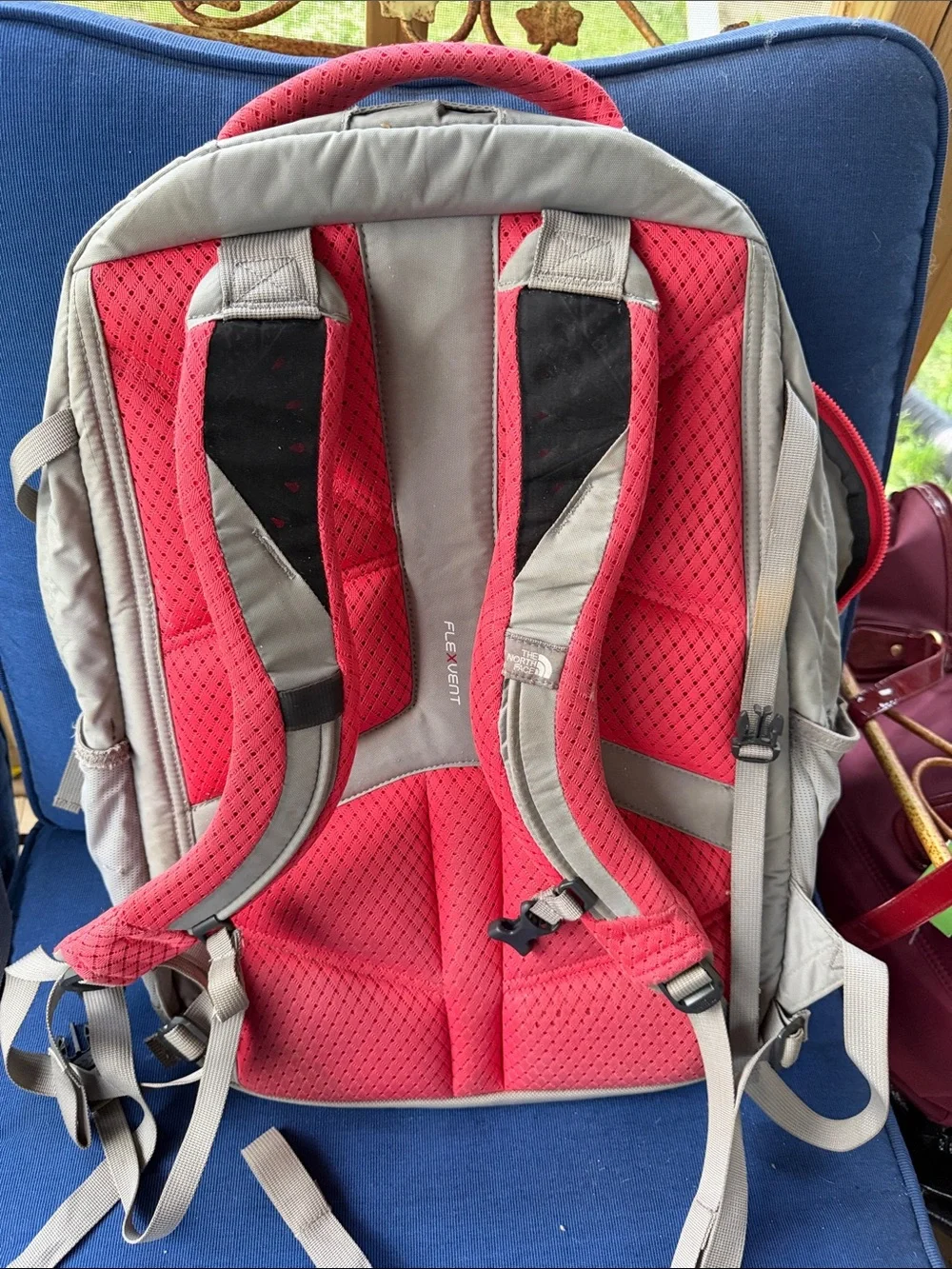 gray tumi backpack Voyageur Celina Style_cosmetics_bag Color:04S-Russet Red Anti Theft Travel Laptop Pro Perks Eligible